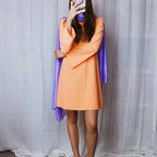 Peach dress
