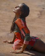 Racine Long-Sleeve Mesh Top
