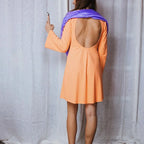 Peach dress