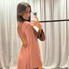Vestido toupeira longo