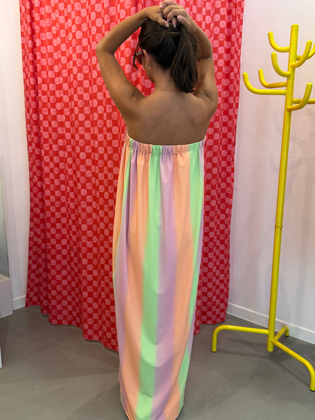 Vestido cai cai em lycra