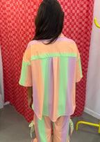 Camisa curta em Lycra